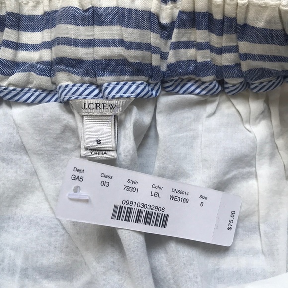 NWT J. Crew linen skirt Sz 6 - Picture 5 of 7